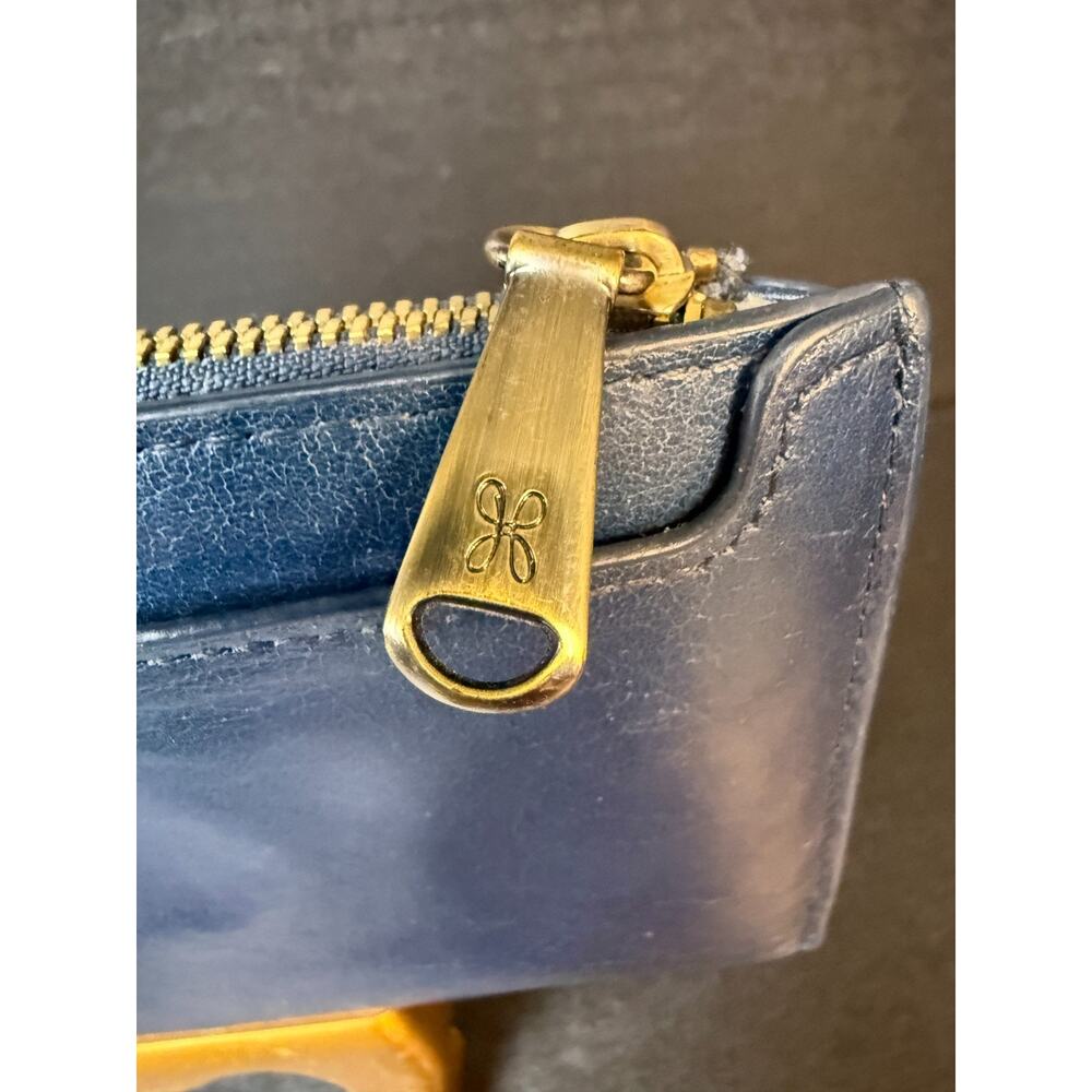 HOBO Navy Blue Leather Clutch Wallet - Picture 3 of 14